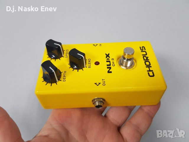 Nux CH-3 Chorus Electric guitar pedal effect - хорус педал за ел китара /КАТО НОВ/, снимка 4 - Китари - 36870260