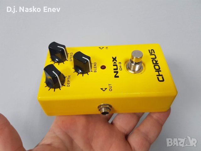 Nux CH-3 Chorus Electric guitar pedal effect - хорус педал за ел китара /КАТО НОВ/, снимка 5 - Китари - 36870260