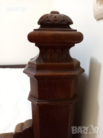 Ретро дървена спалня масив, снимка 6 - Антикварни и старинни предмети - 43249013