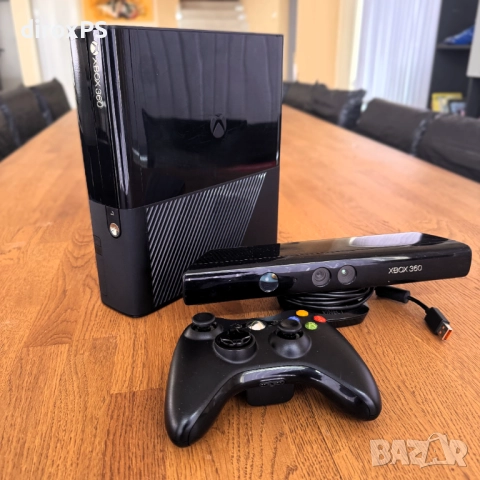 Xbox 360 E 500GB + Kinect | Много добро състояние