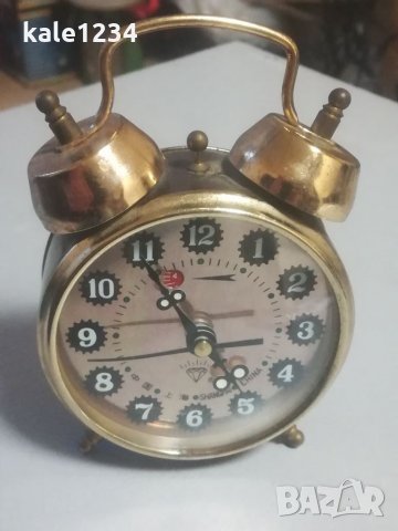 Будилник. Механичен часовник. Vintage watch. SHANGHAI. CINA. Китайски. , снимка 3 - Други - 35426600