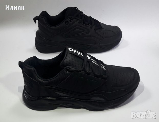 Мъжки маратонки модели 116438 черни, снимка 2 - Спортни обувки - 32312987