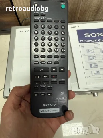 💥Колекционерски минидиск Sony MDS-JE510 + дистанционно и книжки💥, снимка 6 - Декове - 49735275