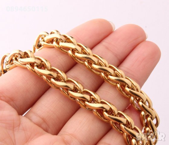 🔝 Синджир ланец верижка златен златна гривна, модел: 2,  18К, снимка 5 - Колиета, медальони, синджири - 25376099