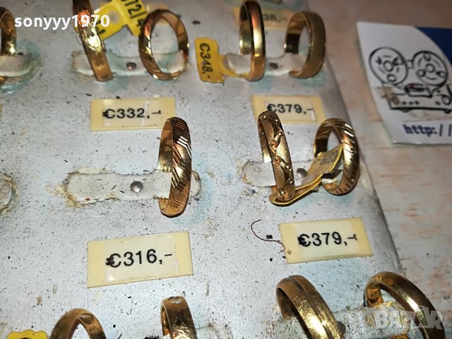 златни пРъстени-халки 39бр-внос германия 1007211949, снимка 5 - Антикварни и старинни предмети - 33482925