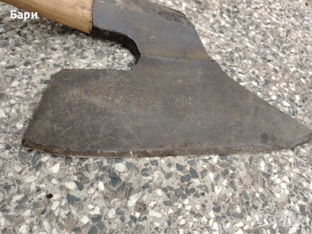 Стара дърводелска брадва Ochsenkopf/F.G.F-Германия, снимка 6 - Колекции - 50355063