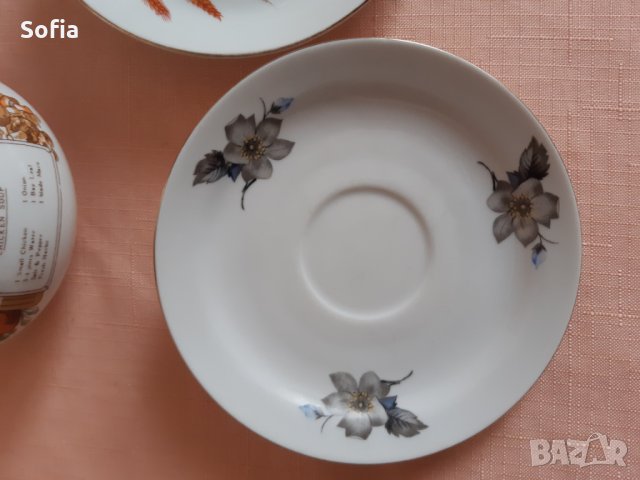 Колекция:Метална Кутия немска/Български порцелан Чинии/Чаша-70-90те, снимка 8 - Чинии - 32246583
