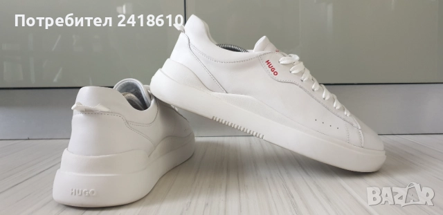 Hugo Boss HUGO Leather Mens Size 42/26 .5 - 27 см ОРИГИНАЛ! Мъжки кецове от естествена кожа!