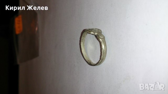 Стар пръстен уникат ръчна изработка сачан -60161, снимка 3 - Пръстени - 28900159