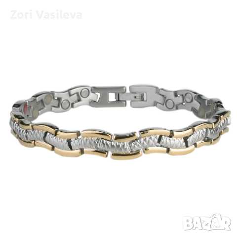 Дамска магнитна гривна Victoria Bells с турмалин 