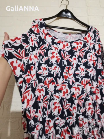 ДЪЛГА СТРАХОТНА РОКЛЯ 3XL-4XL, снимка 7 - Рокли - 50338942