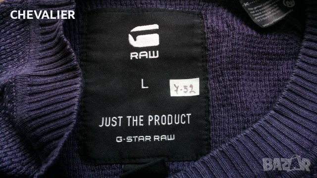 G-Star RAW Core Straight R Knit Размер L блуза с дълъг ръкав 7-52, снимка 10 - Блузи - 40633864
