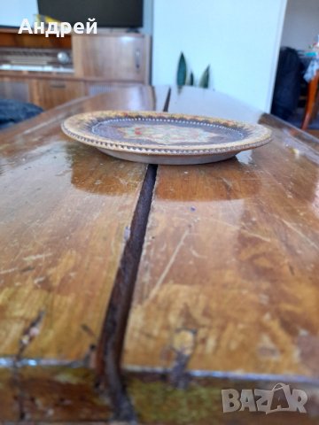 Стара дървена чиния #3, снимка 2 - Антикварни и старинни предмети - 33454636