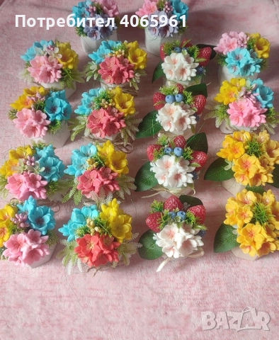 сапунени цветя, снимка 4 - Подаръци за жени - 51488434