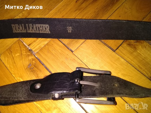 Колан G-Star естествена кожа 129см х37мм, снимка 5 - Колани - 27647984