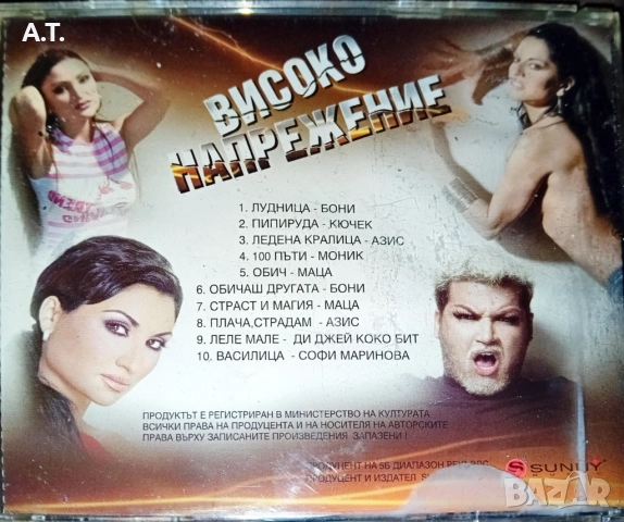  Поп фолк   Високо Напрежение Зима, снимка 2 - CD дискове - 52266018