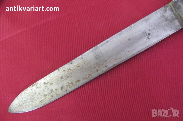 Много Рядък Нож с кания Бранник маркиран, снимка 10 - Антикварни и старинни предмети - 27372277
