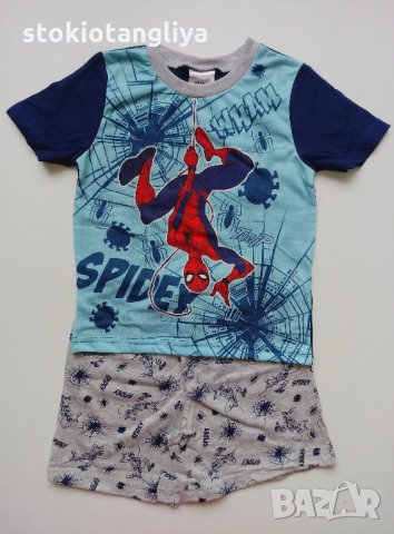 Летен комплект Spiderman за момче, размер 104 см, 3-4 години, снимка 1 - Детски комплекти - 28375642