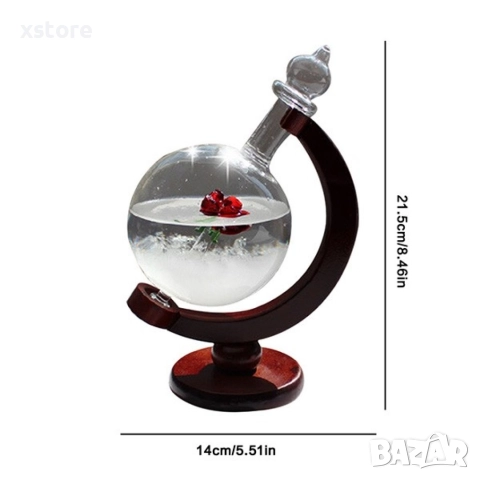 Красив глобус с кристали които предсказват времето TQY1, снимка 5 - Други стоки за дома - 52793766