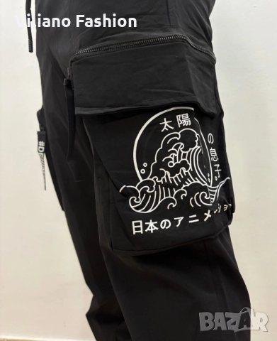 Мъжко шушлеково карго долнище, снимка 7 - Спортни дрехи, екипи - 52305428