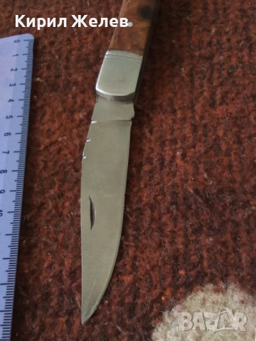 Сгъваем нож с кожен калъф 53693, снимка 10 - Колекции - 53474479