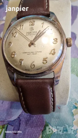 Механичен часовник Mortima Made in France, снимка 3 - Мъжки - 47548150
