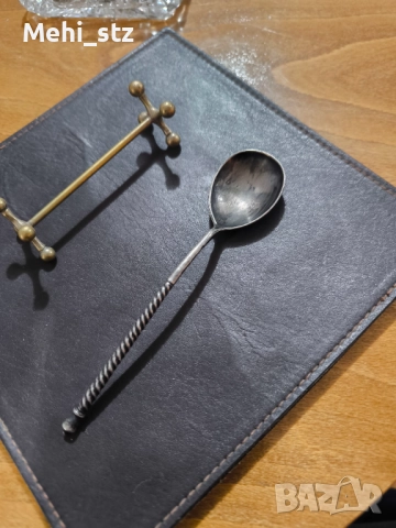 Царска Русия сребърна лъжичка., снимка 3 - Други ценни предмети - 52987501