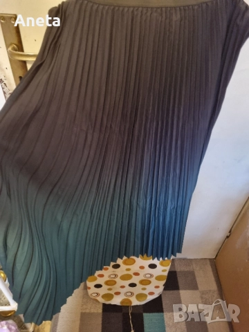 Градиентна плисирана пола, снимка 2 - Поли - 52306990
