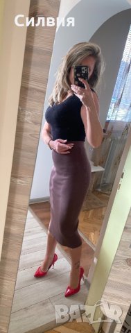 Рипсена миди пола, снимка 5 - Поли - 35454711