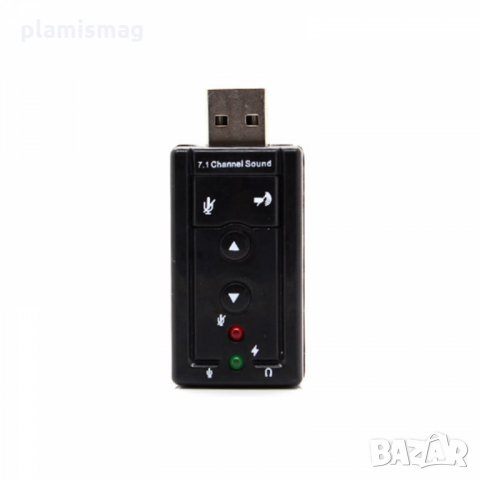 Звукова карта USB, No Brand, 7.1, снимка 1 - Други - 35056417