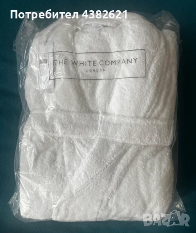 Унисекс класически халат от органичен памук, снимка 3 - Други стоки за дома - 51429814