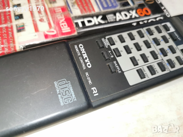 ONKYO R1 RC-279C CD/TAPE REMOTE-SWISS 2512251014, снимка 13 - Декове - 52895781