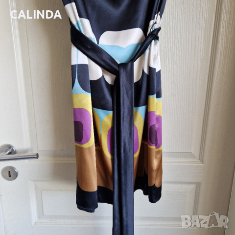 Next Woman нова рокля сатен с колан, снимка 3 - Рокли - 44877215