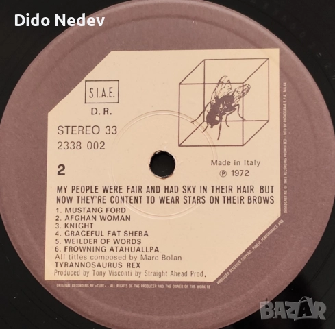 Грамофонна Плоча (Tyrannosaurus Rex - Prophets, Seers & Sages The Angels Of The Ages), снимка 3 - Грамофонни плочи - 51979866