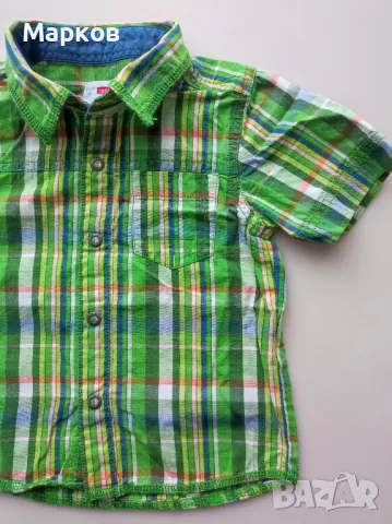 NAME IT - 9-12м - 80см - Детска Риза Къс Ръкав, снимка 2 - Други - 49110087