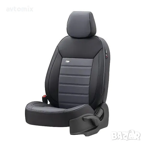 Тапицерия OTOM за седалки Премиум PRM104 Черно/Сиво, снимка 3 - Аксесоари и консумативи - 49931654
