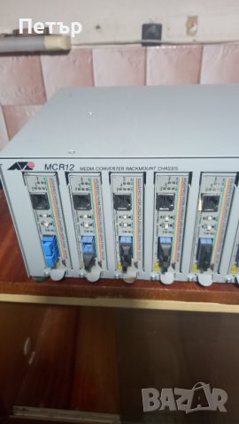 AT MCR12 media converter rackmount chassis, снимка 3 - Мрежови адаптери - 37062148