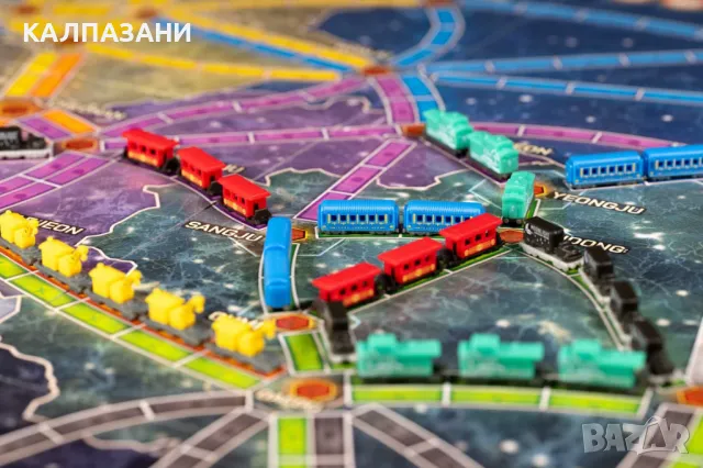 TICKET TO RIDE: DELUXE TRAIN SET 20TH ANNIVERSARY - асортимент, снимка 2 - Игри и пъзели - 48876671