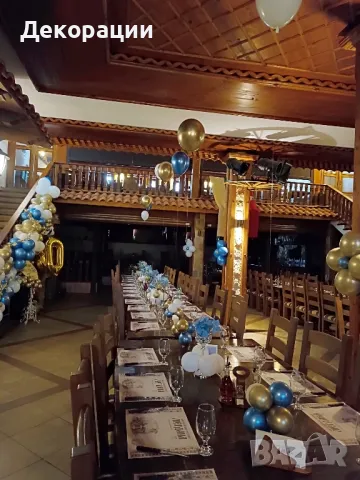 украса за официални събития като рожден ден, юбилей, кръщене, абитуриентски бал и други, снимка 6 - Декорация - 47607631