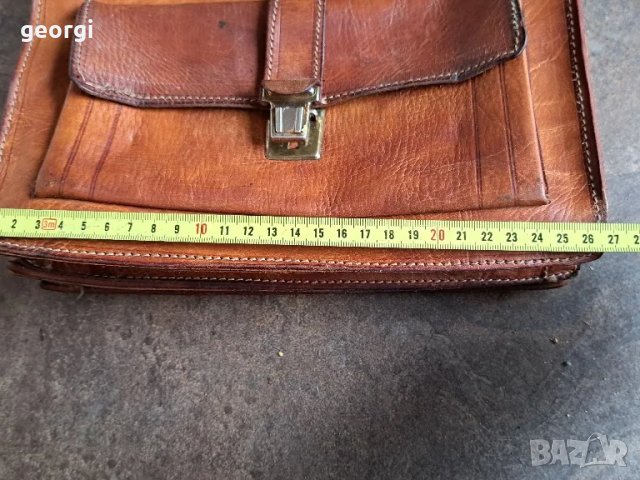 чанта от естествена кожа за през рамо 8/4, снимка 11 - Чанти - 50427472