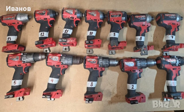 Безчеткови винтоверти,  импакти,  гайковерти Милуоки Milwaukee , снимка 5 - Винтоверти - 50492890