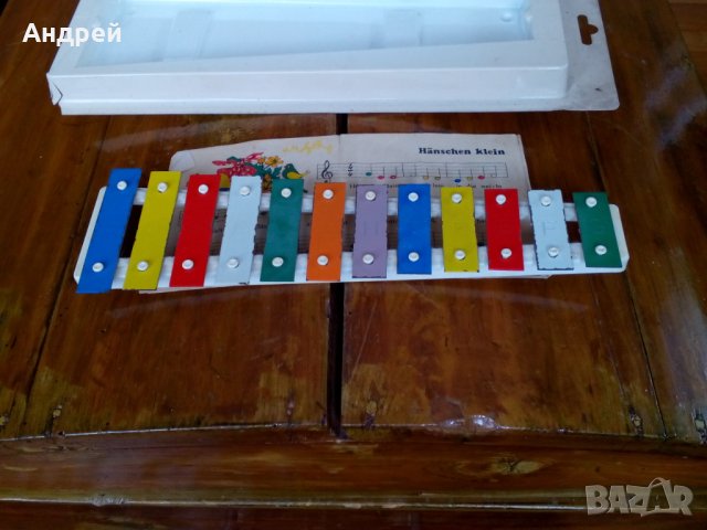 Стара детска играчка,музикален инструмент #2, снимка 3 - Антикварни и старинни предмети - 28297078