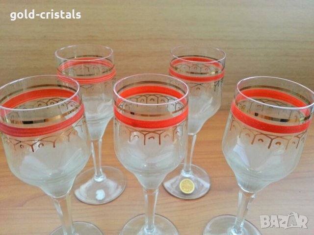 Ретро стъклени чаши, снимка 7 - Антикварни и старинни предмети - 27593262