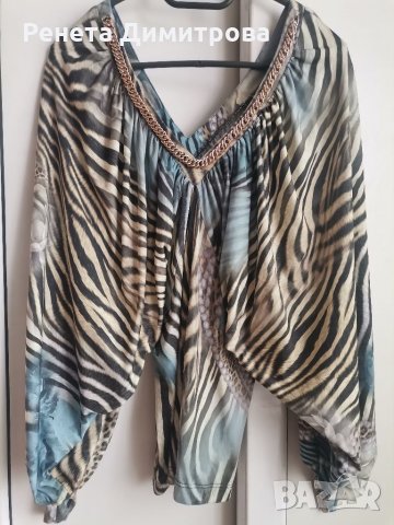 Дамска блуза с паднал ръкав. 
