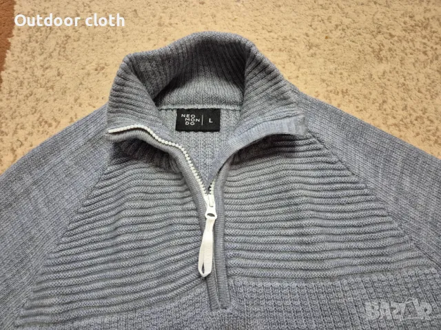 NeoMonDo вълнен пуловер туризъм ски лов риболов бушкрафт, снимка 3 - Пуловери - 48840360