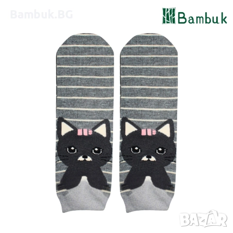  Дамски чорапи за весело настроение “Сладки котенца”, снимка 4 - Други - 52577628