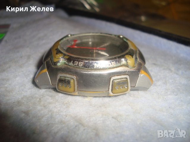 Lafuma 100M Fond Acier СТАР РЯДЪК КОЛЕКЦИОНЕРСКИ КВАРЦОВ МАРКОВ ЧАСОВНИК 30674, снимка 4 - Мъжки - 37918431