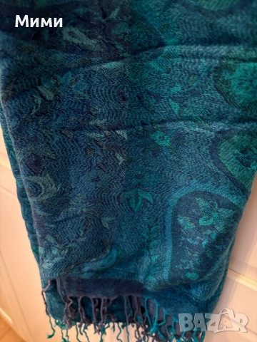 Кашмирен шал, снимка 2 - Шалове - 52847949