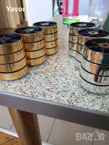 Нови крачета за аудио техника 10 лв за 4бр, Д 50мм , В15мм