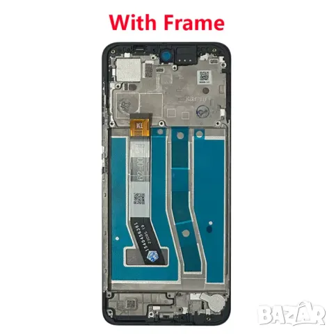 Дисплей за Motorola Moto G54, G14, XT2343-1, LCD, тъч скрийн, с рамка, екран, LED XT2343-2, LED, G54, снимка 2 - Резервни части за телефони - 48424365